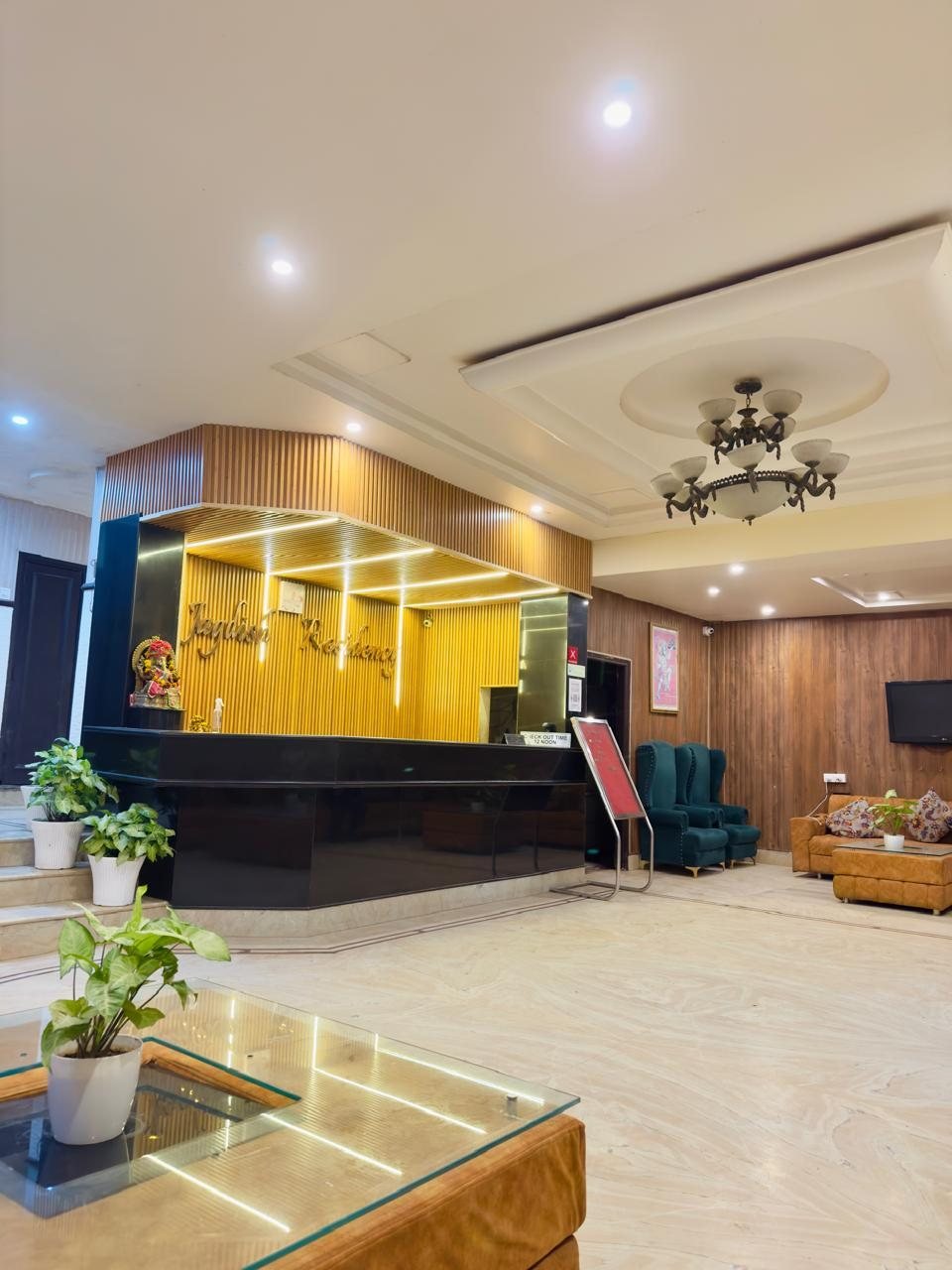 Reception and lobby